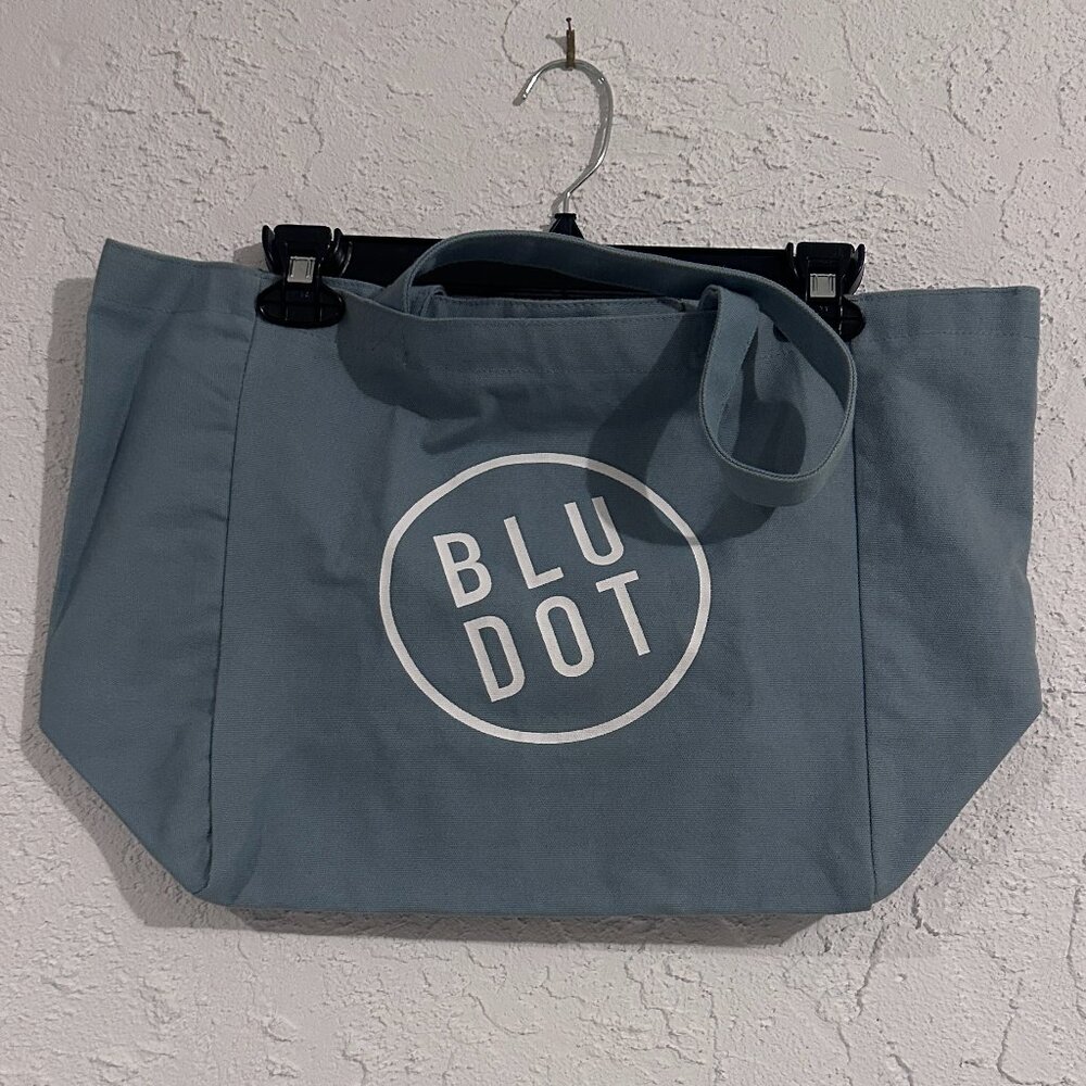 Blu Dot Limited Edition Tote Bag – Rare Non-Sellable Promo – Minimal Design 🩶✨